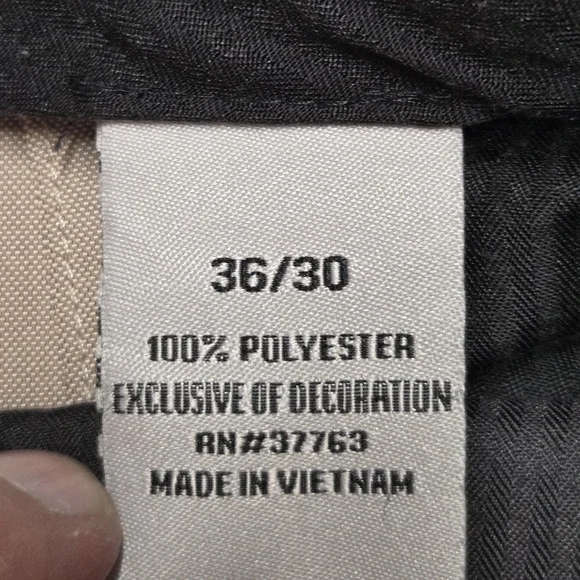 PING Pants Mens 36x30 Beige Golf Chino Polyester Performance Front Straight Leg - Picture 13 of 14